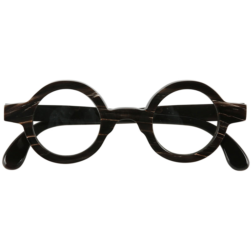 Buffalo Horn Round Glasses NJ1112