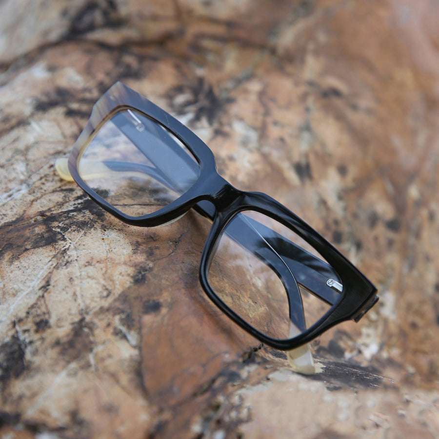 Buffalo Horn Square Glasses NJ1162