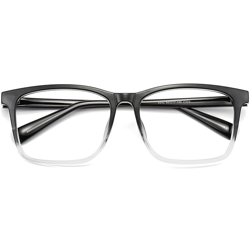 Square Glasses EF1040 - Wide Frames for Men with Larger Heads