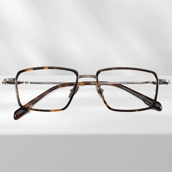 Rectangle Glasses EF1116 - Wide Frames for Men with Larger Heads