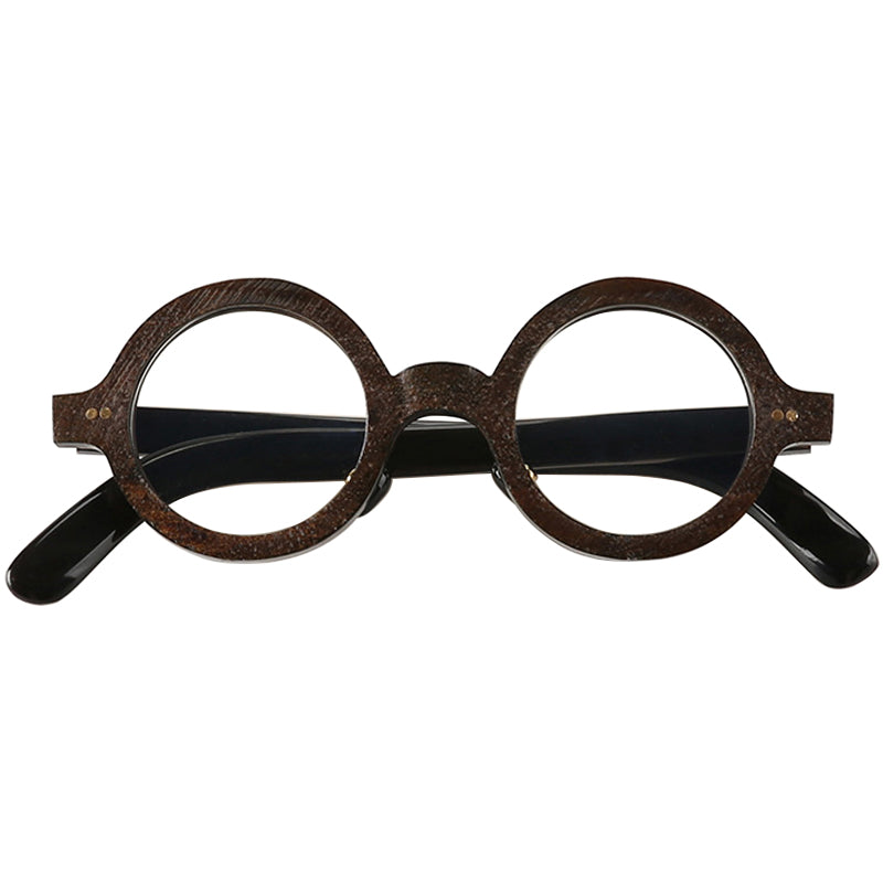Buffalo Horn Round Glasses NJ1071