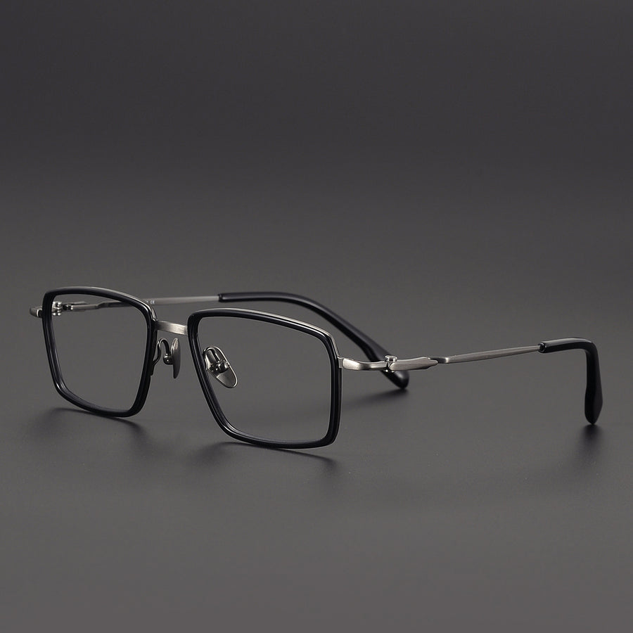 Rectangle Glasses EF1102 - Wide Frames for Men with Larger Heads