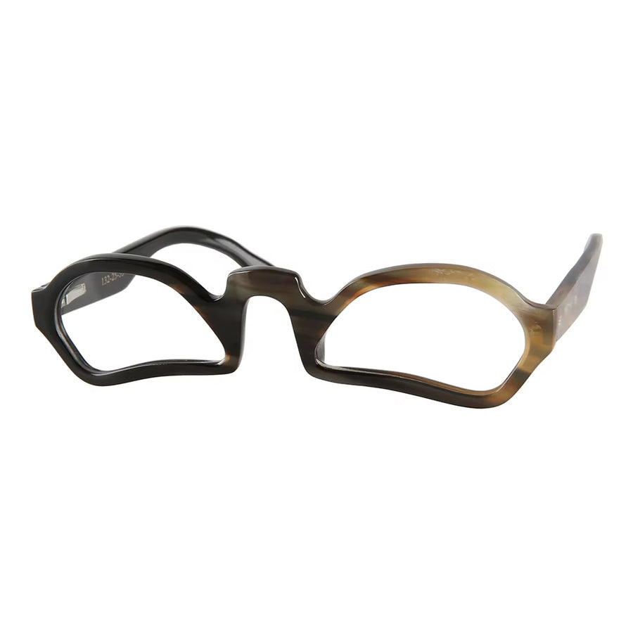 Buffalo Horn Geometric Glasses NJ1179