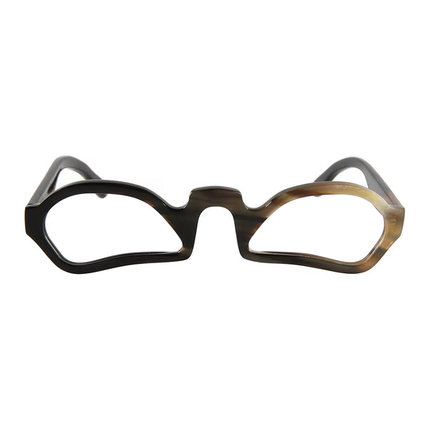 Buffalo Horn Geometric Glasses NJ1179
