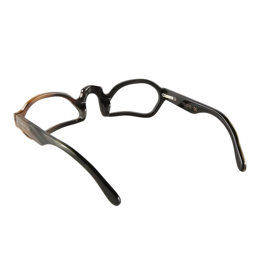 Buffalo Horn Geometric Glasses NJ1179