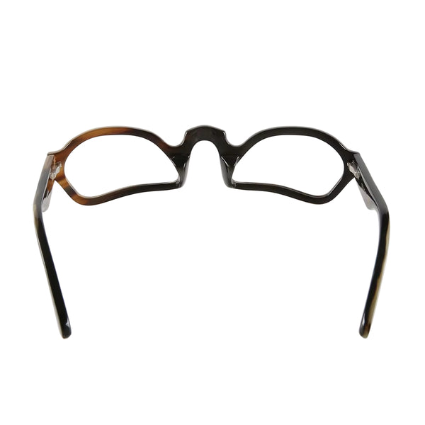 Buffalo Horn Geometric Glasses NJ1179