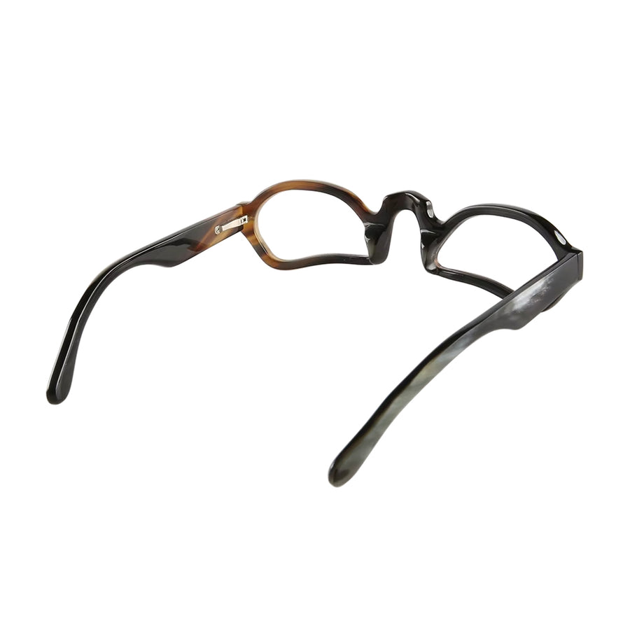 Buffalo Horn Geometric Glasses NJ1179