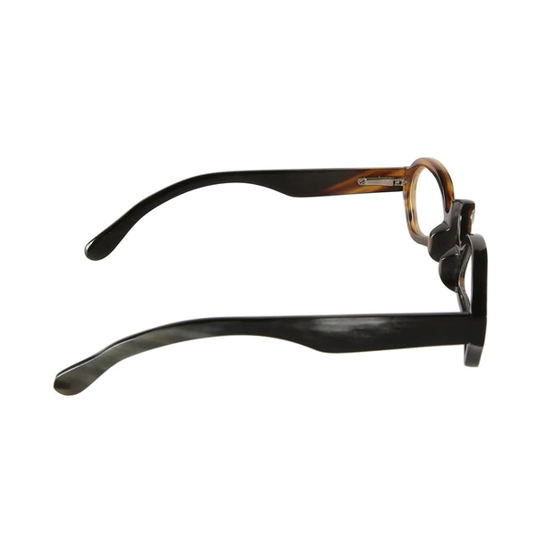 Buffalo Horn Geometric Glasses NJ1179