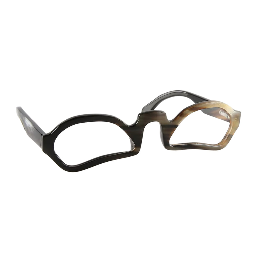 Buffalo Horn Geometric Glasses NJ1179