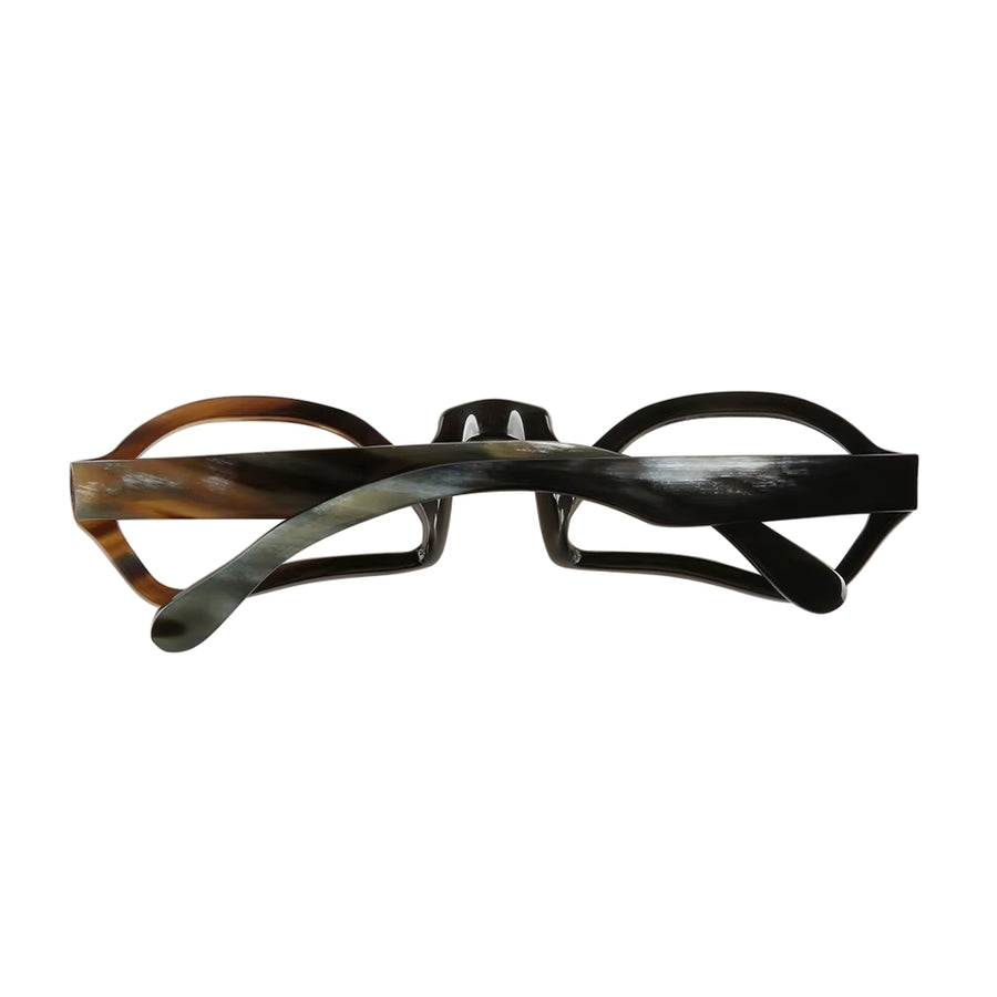 Buffalo Horn Geometric Glasses NJ1179