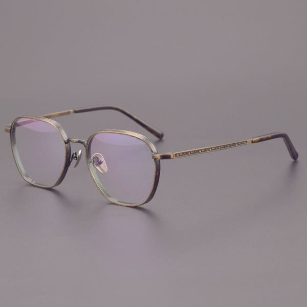Square Glasses EF1017 - Wide Frames for Men with Larger Heads