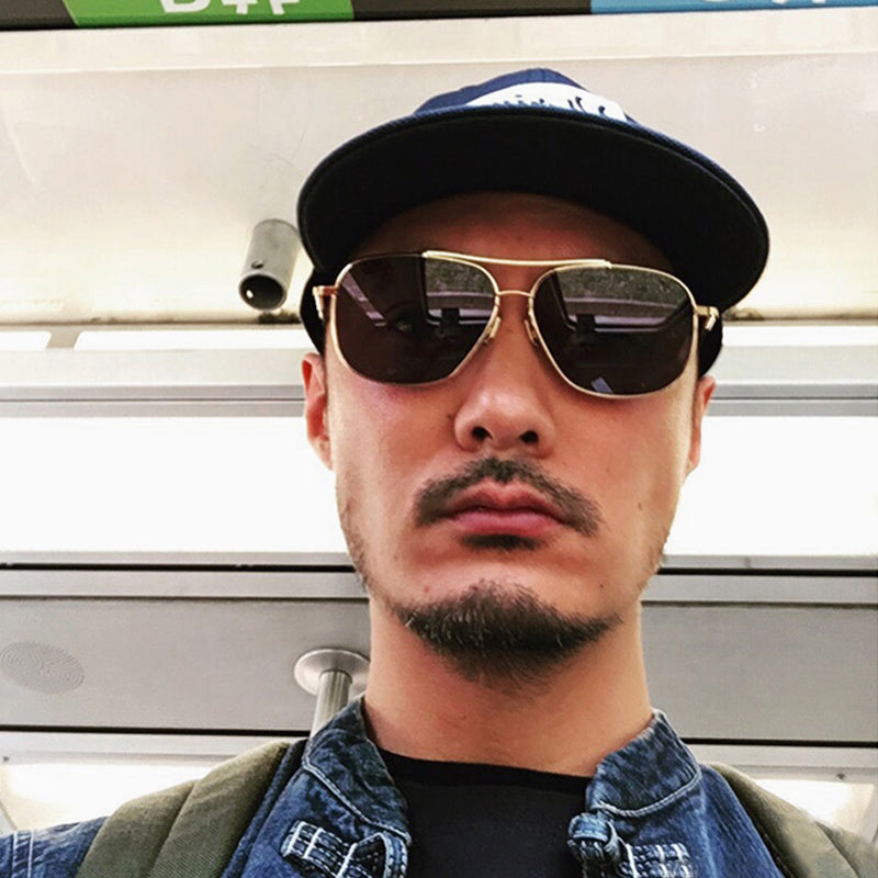 Oversized Square Sunglasses A2479