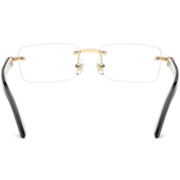Buffalo Horn Rectangle Glasses A1946