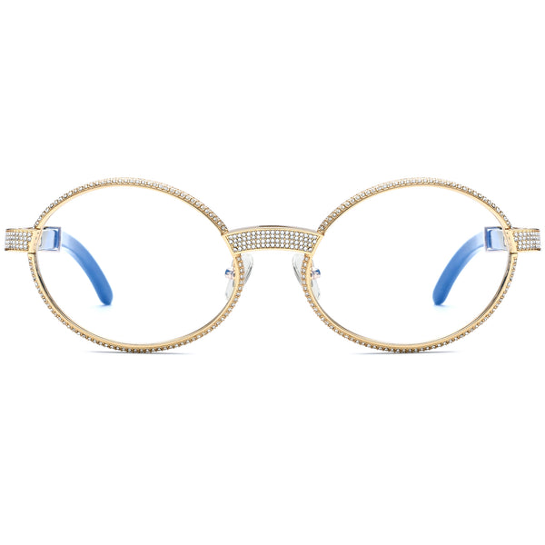 Buffalo Horn Oval Glasses A1945