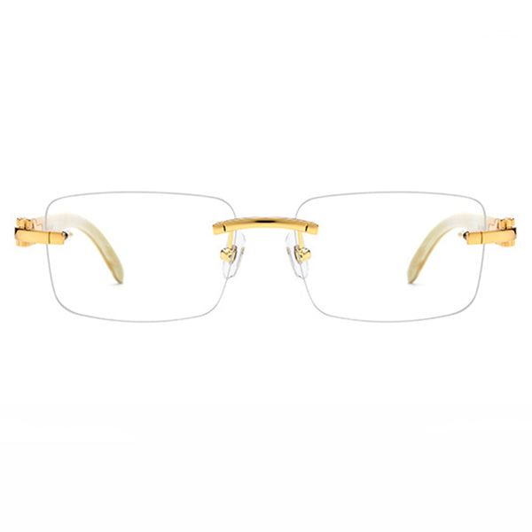 Buffalo Horn Rectangle Glasses A1943