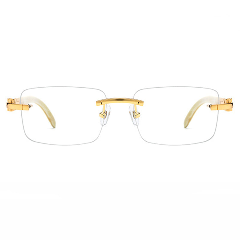 Buffalo Horn Rectangle Glasses A1943