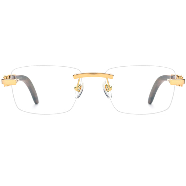 Buffalo Horn Rectangle Glasses A1944