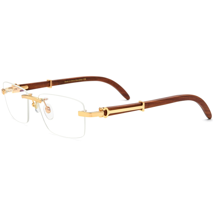 Buffalo Horn Rectangle Glasses A1944