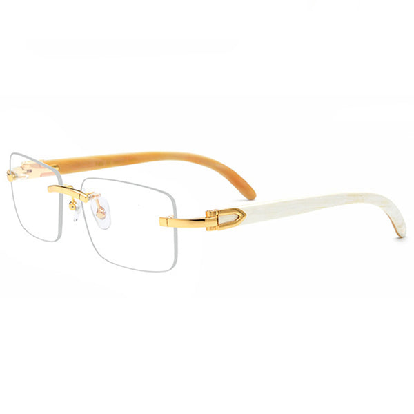 Buffalo Horn Rectangle Glasses A1943