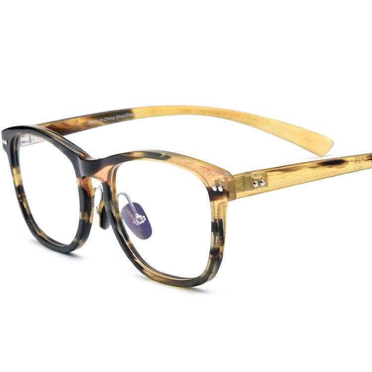 Buffalo Horn Square Glasses A1936