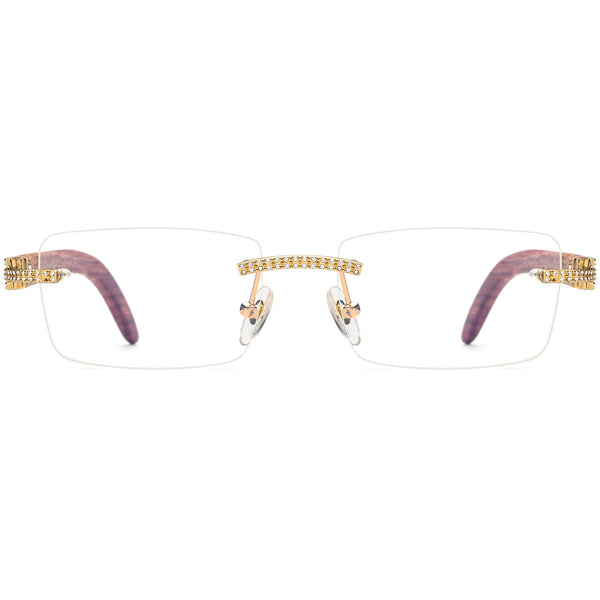 Buffalo Horn Rectangle Glasses A1946