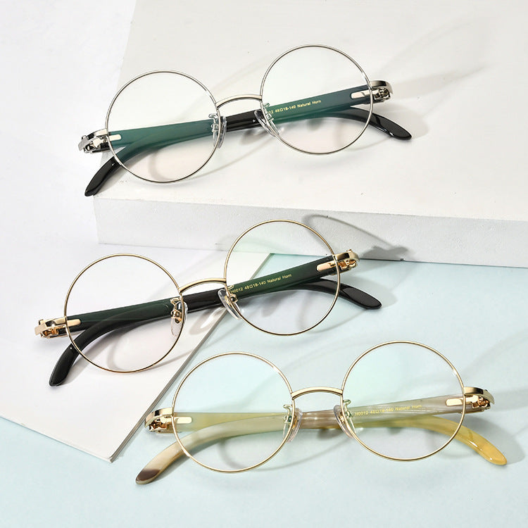Buffalo Horn Round Glasses A1940