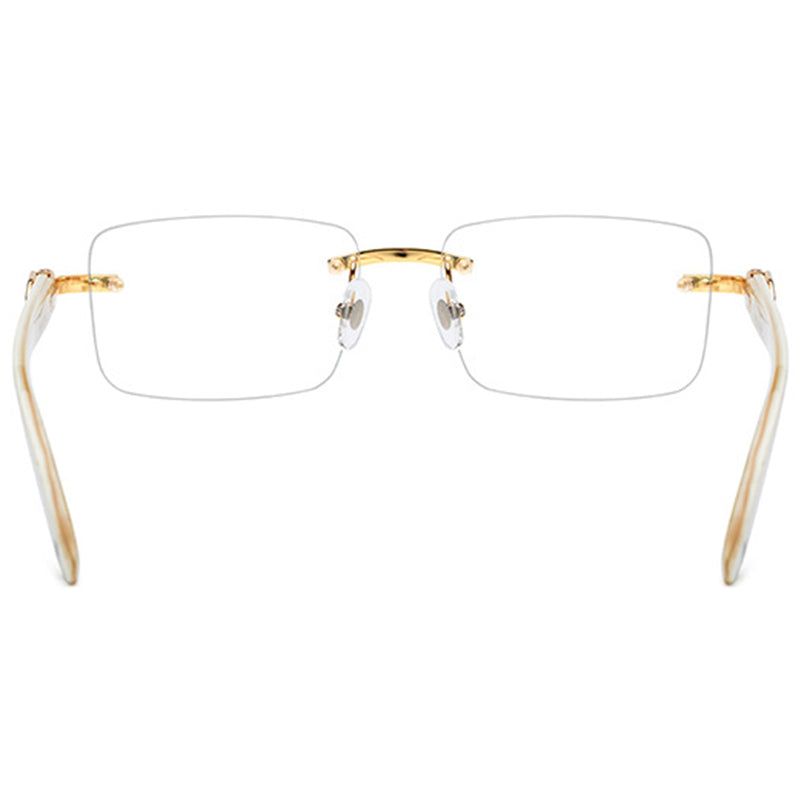 Buffalo Horn Rectangle Glasses A1943