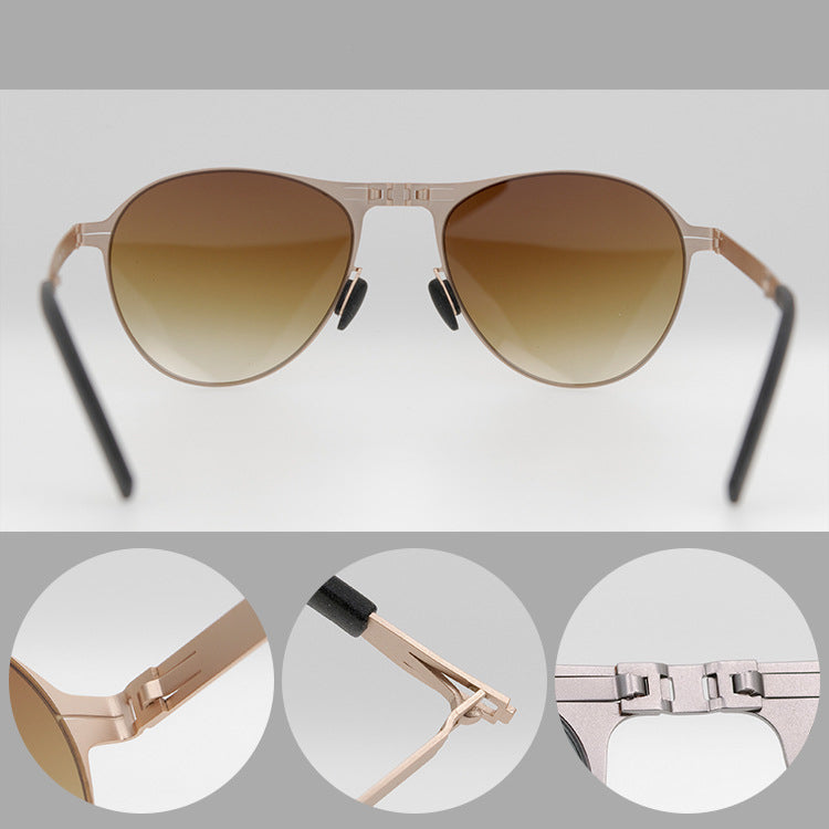 Foldable Aviator Sunglasses S1001