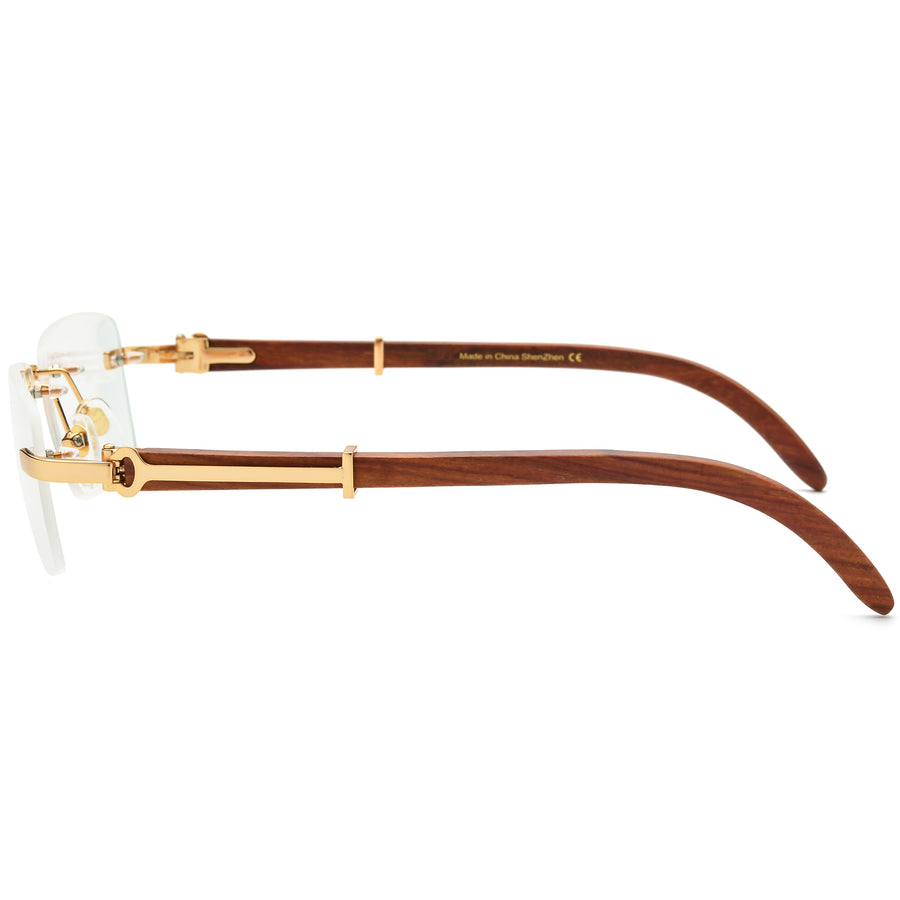 Buffalo Horn Rectangle Glasses A1944