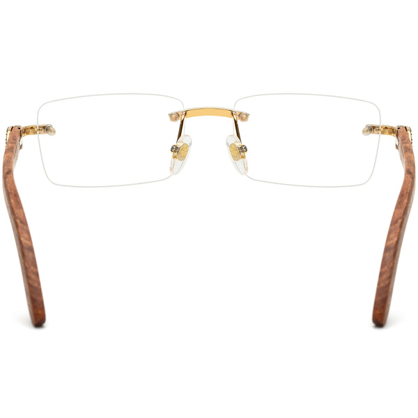 Buffalo Horn Rectangle Glasses A1946