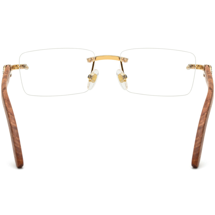 Buffalo Horn Rectangle Glasses A1946
