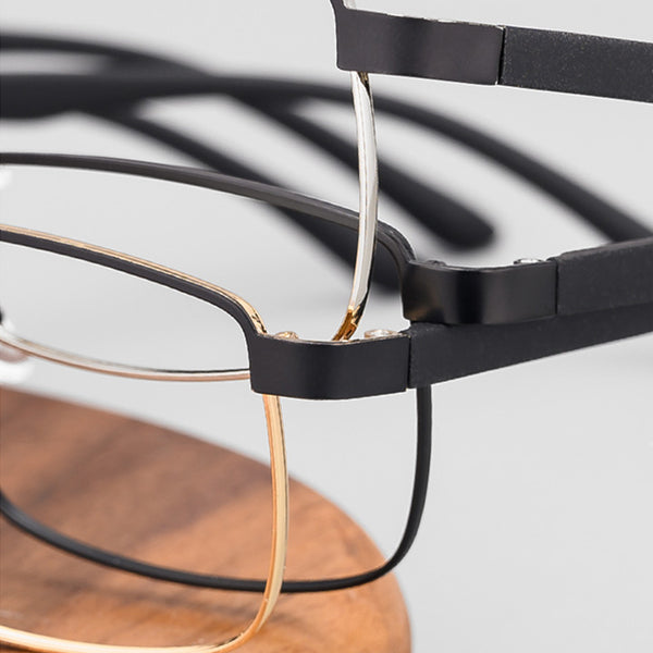 Rectangle Glasses A1102 - Wide Frames for Men with Larger Heads