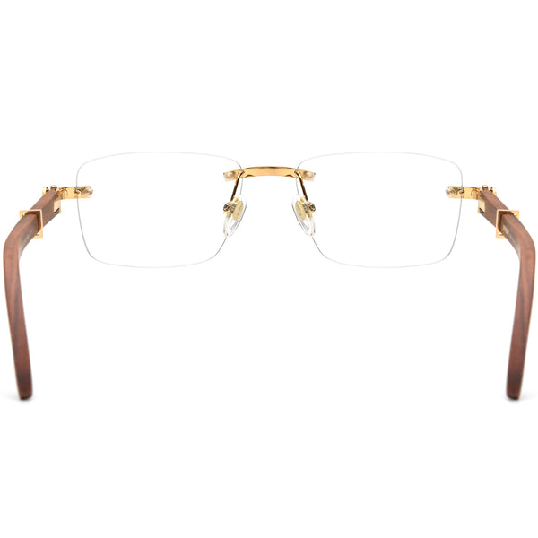 Buffalo Horn Rectangle Glasses A1944