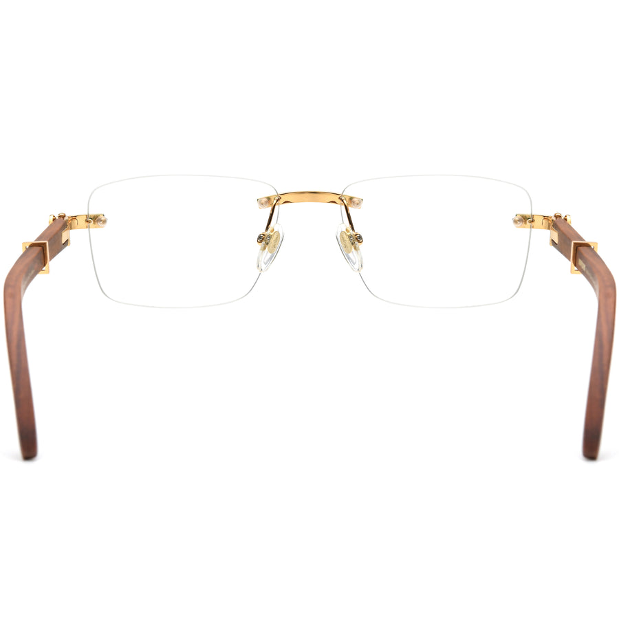 Buffalo Horn Rectangle Glasses A1944