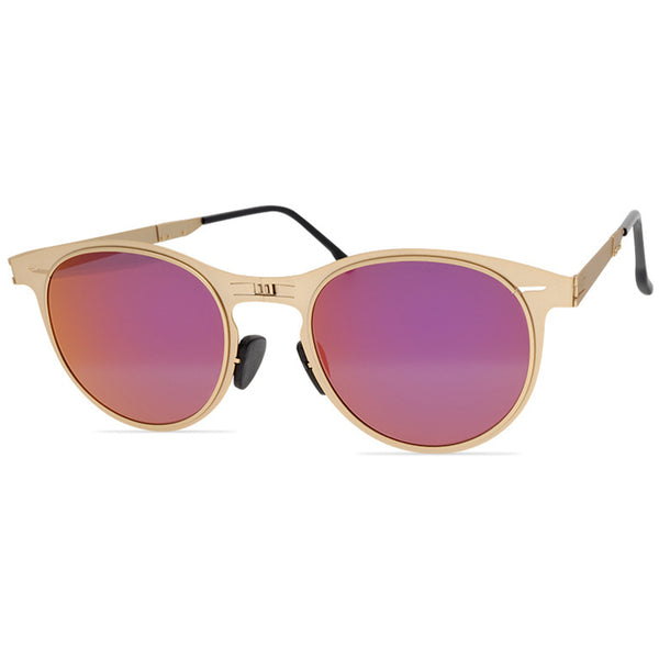 Foldable Round Sunglasses S1006