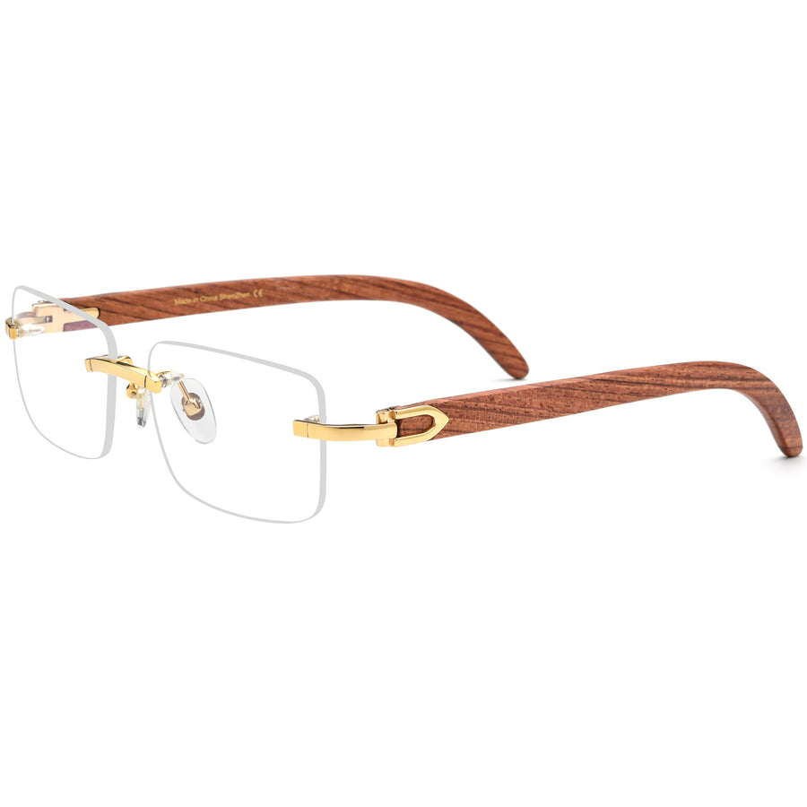 Buffalo Horn Rectangle Glasses A1943