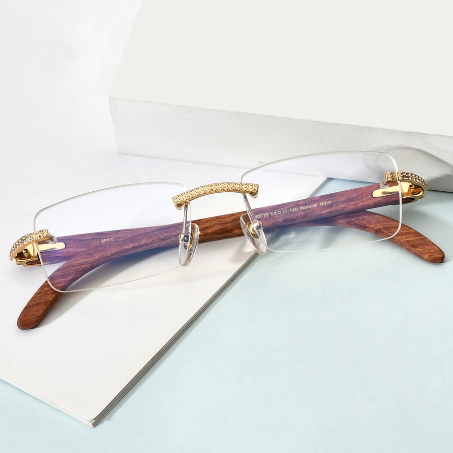 Buffalo Horn Rectangle Glasses A1946