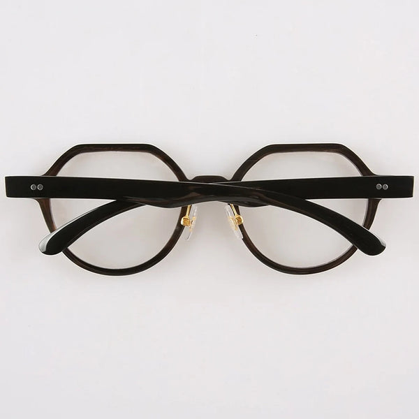 Buffalo Horn Round Glasses NJ1007
