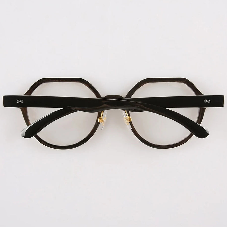 Buffalo Horn Round Glasses NJ1007