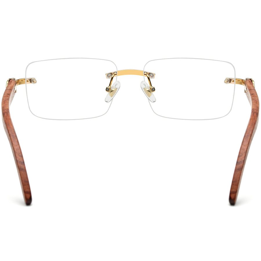 Buffalo Horn Rectangle Glasses A1943