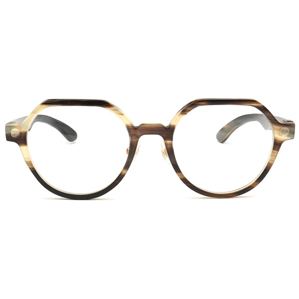 Buffalo Horn Round Glasses NJ1007