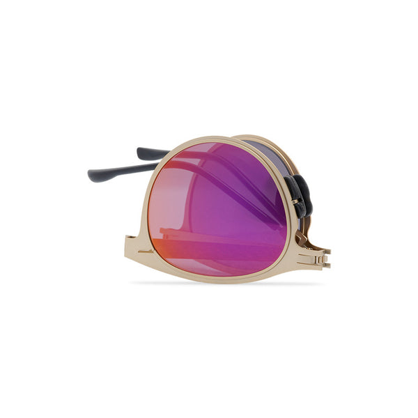 Foldable Round Sunglasses S1006