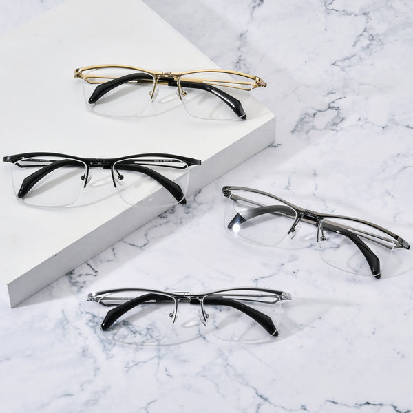 Rectangle Flip Up Glasses BR1055