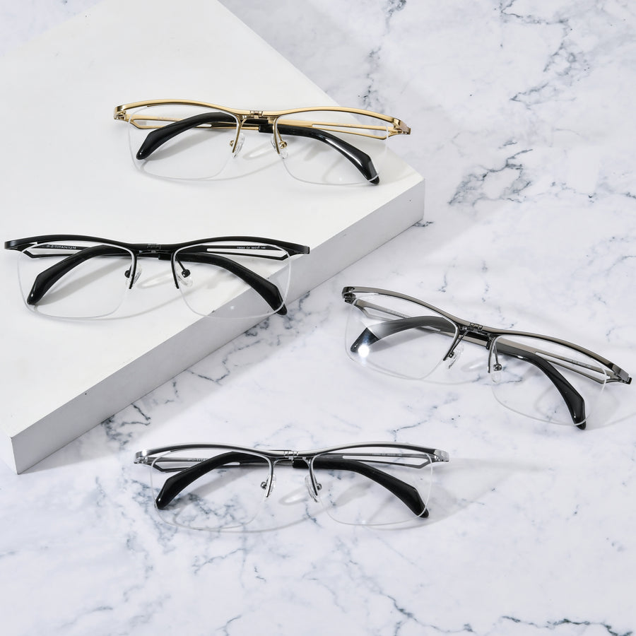 Rectangle Flip Up Glasses BR1055