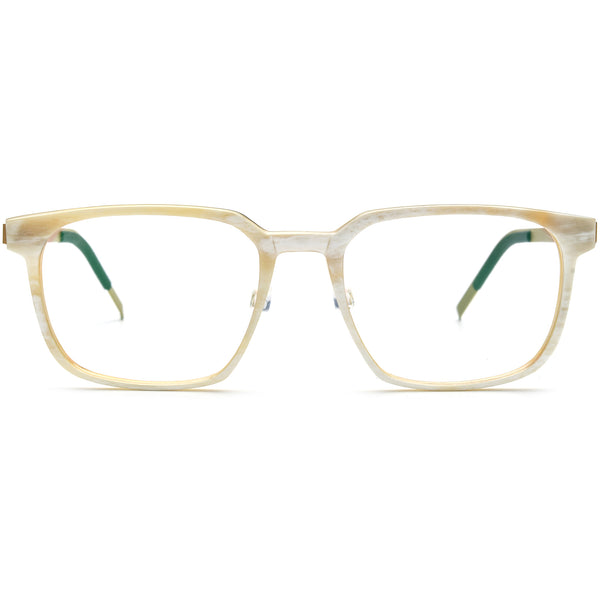 Buffalo Horn Rectangle Glasses A1177