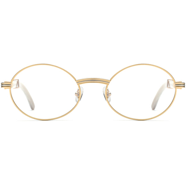 Buffalo Horn Oval Glasses A1941