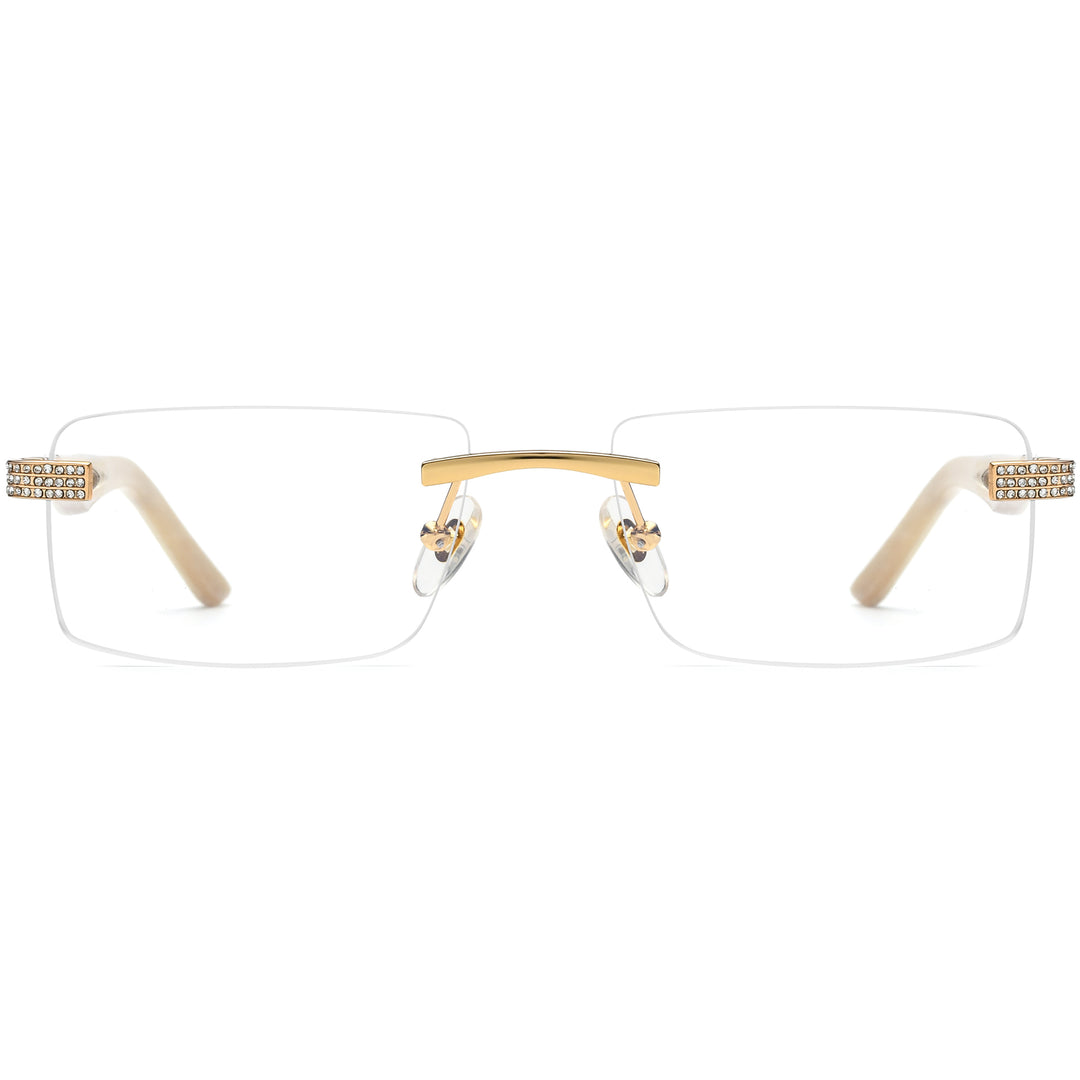 Buffalo Horn Rectangle Glasses A1948