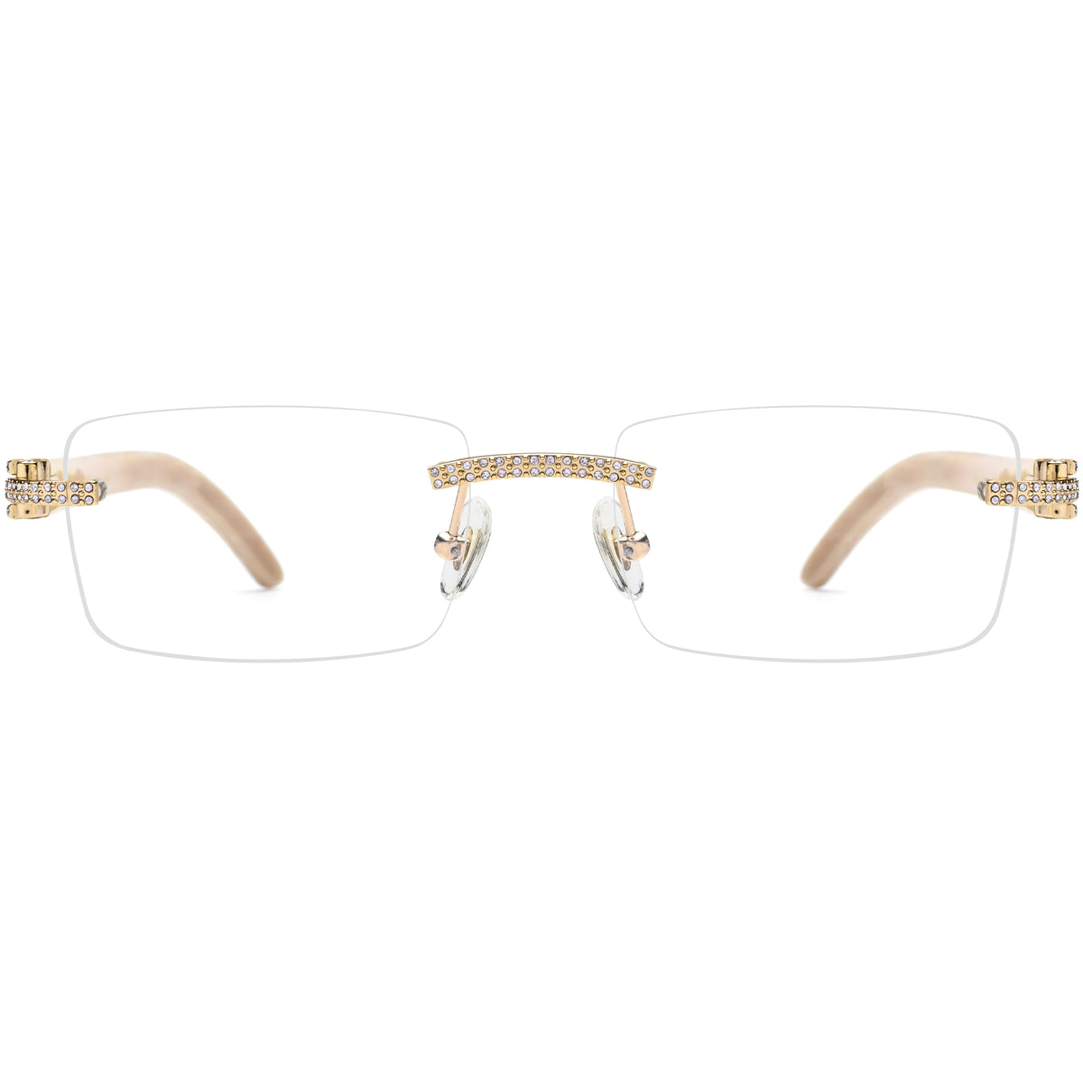 Buffalo Horn Rectangle Glasses A1946