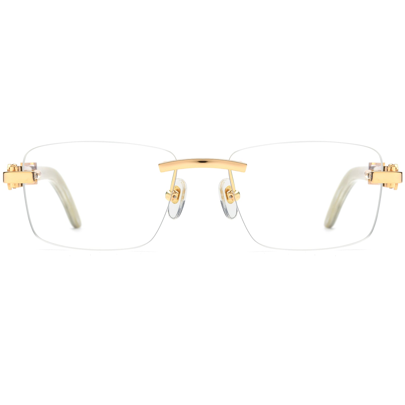 Buffalo Horn Rectangle Glasses A1944