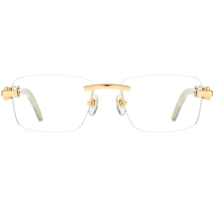 Buffalo Horn Rectangle Glasses A1944